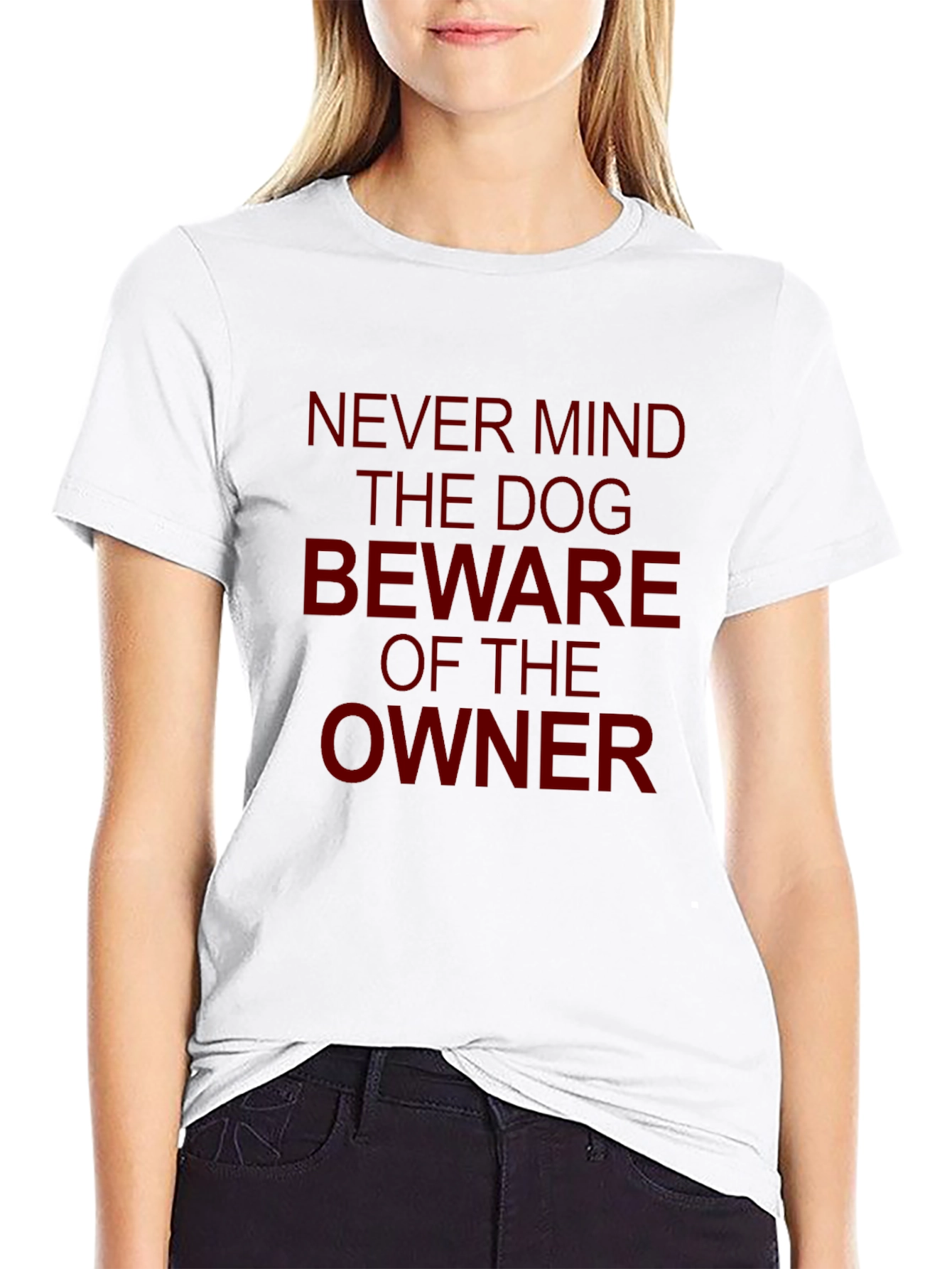 Funny Dog Owner Beware Graphic T-Shirt