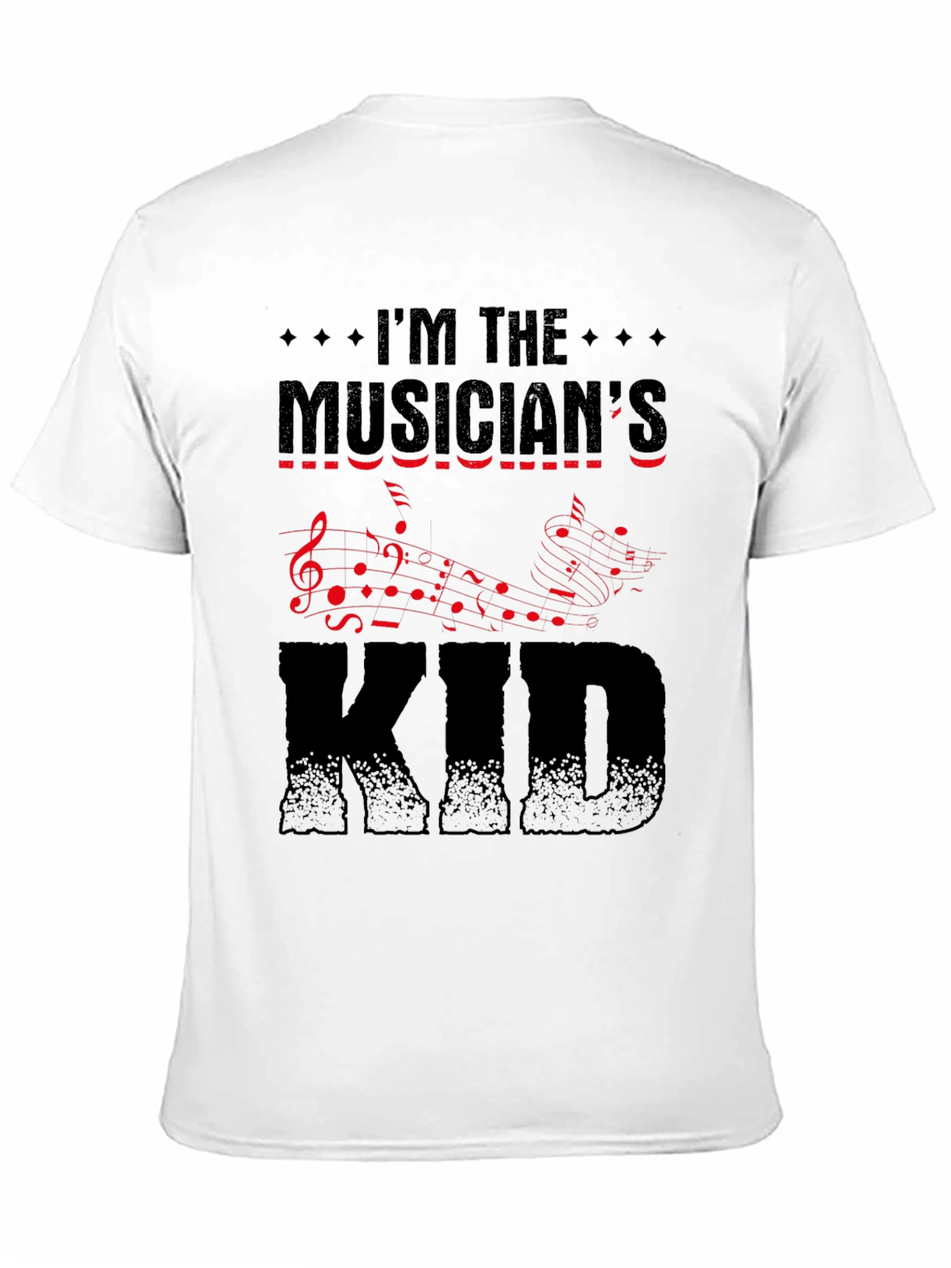 Musicians Kid Graphic Tee - Black