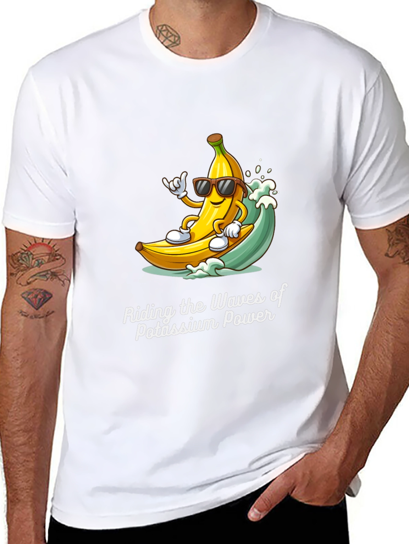 Riding the Waves Potassium Power T-Shirt