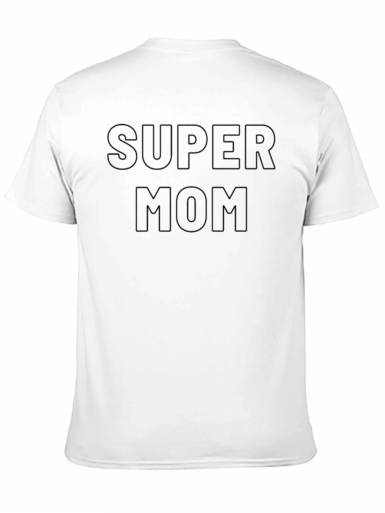 Super Mom Graphic T-Shirt - Black Cotton Tee