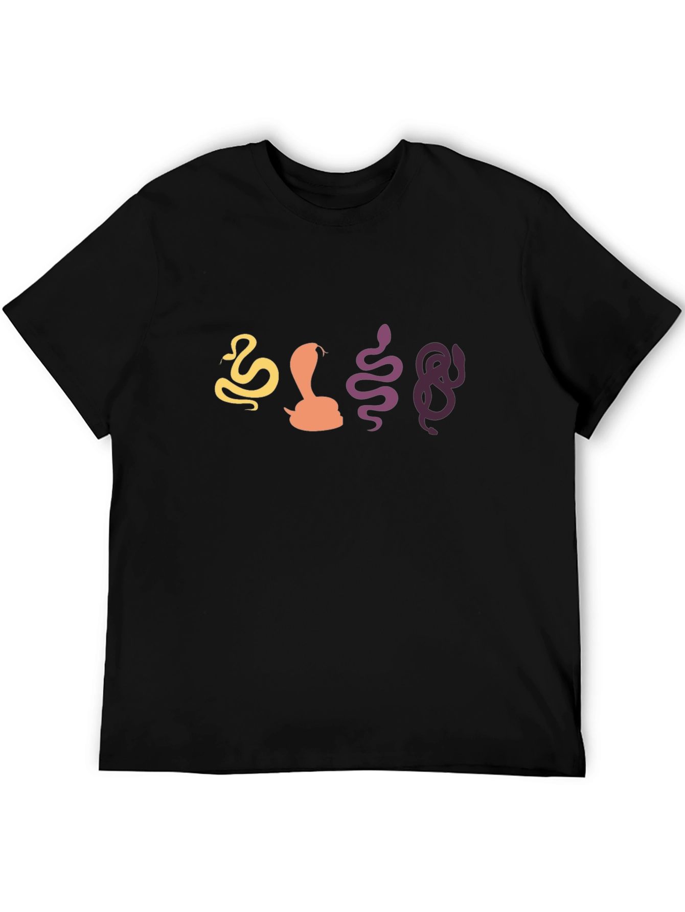 Snakes Graphic Tee - Black