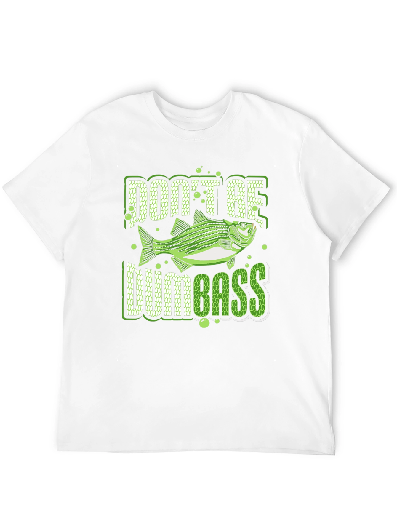 Dont Be Dumbass Fishing Graphic T-Shirt