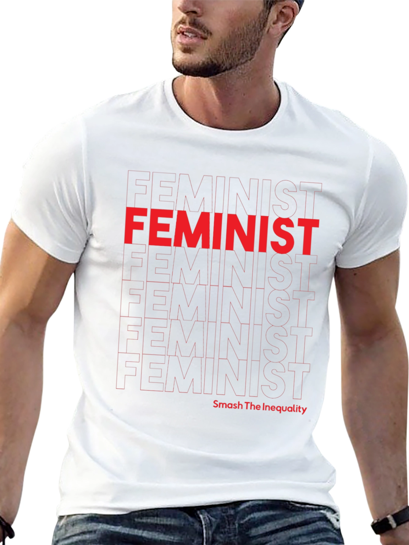 Feminist Graphic Tee - Smash Inequality