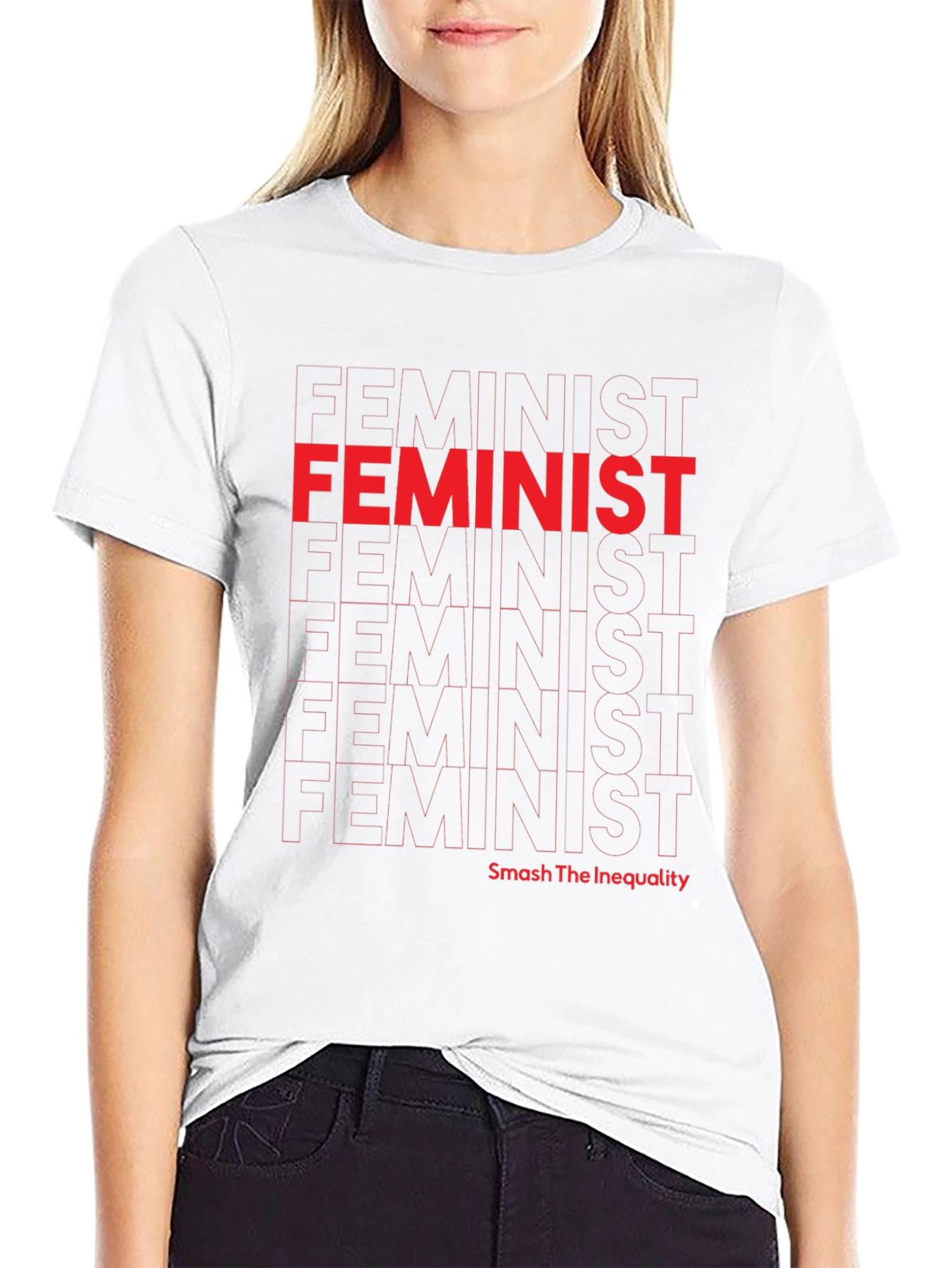 Feminist Graphic Tee - Smash Inequality