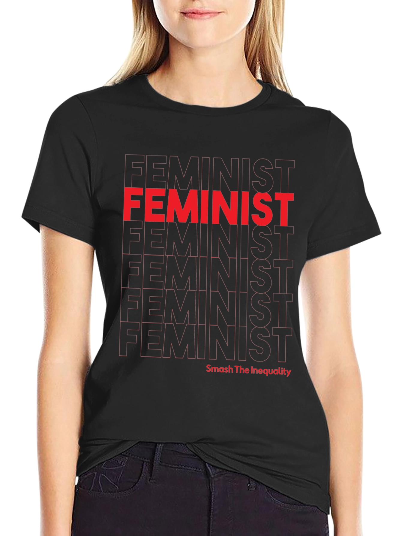 Feminist Graphic Tee - Smash Inequality