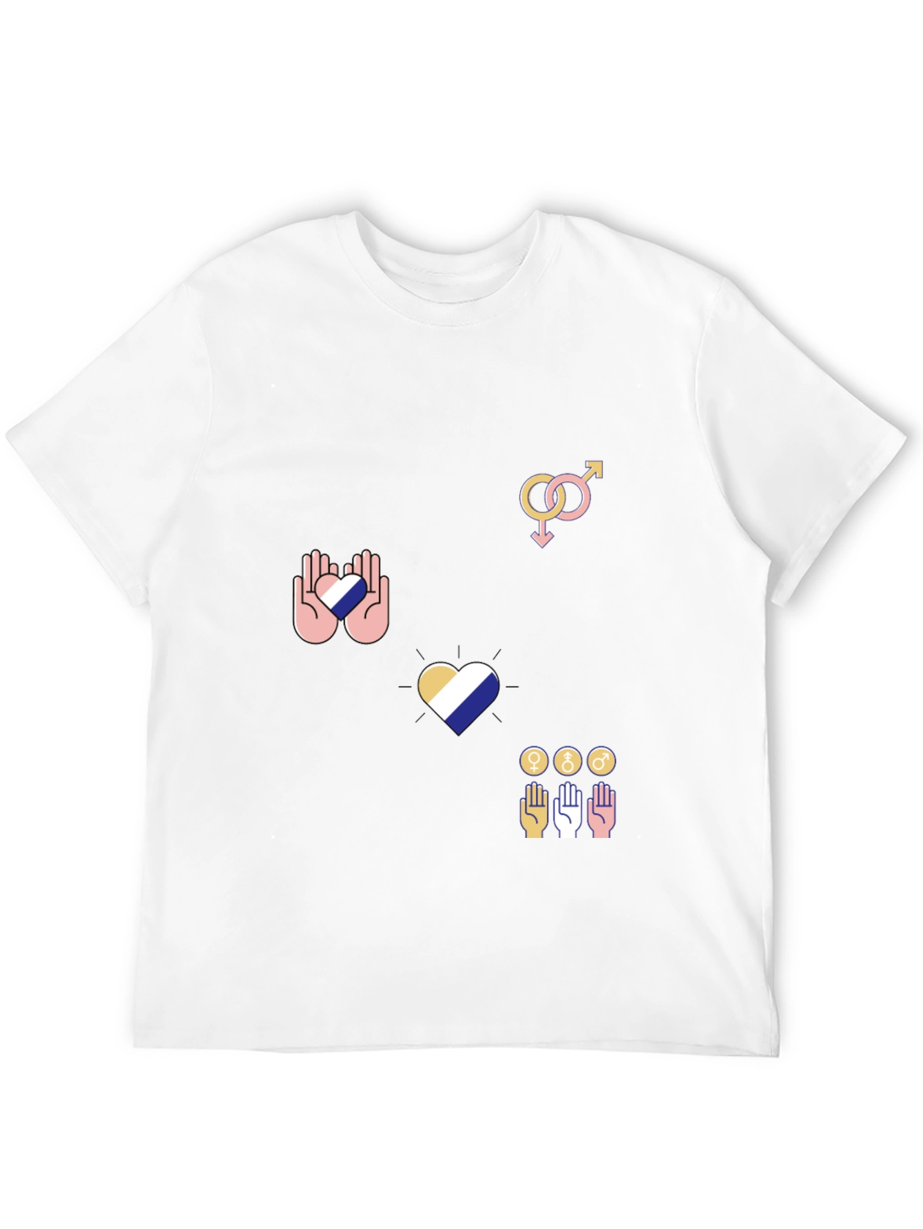 Pride Graphic Tee - Black Cotton Blend