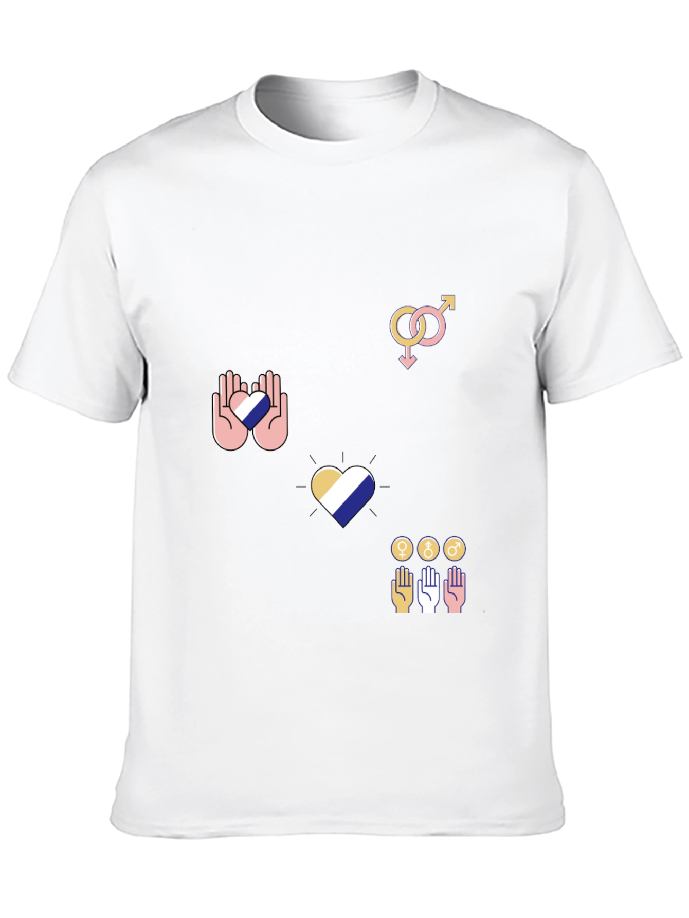 Pride Graphic Tee - Black Cotton Blend