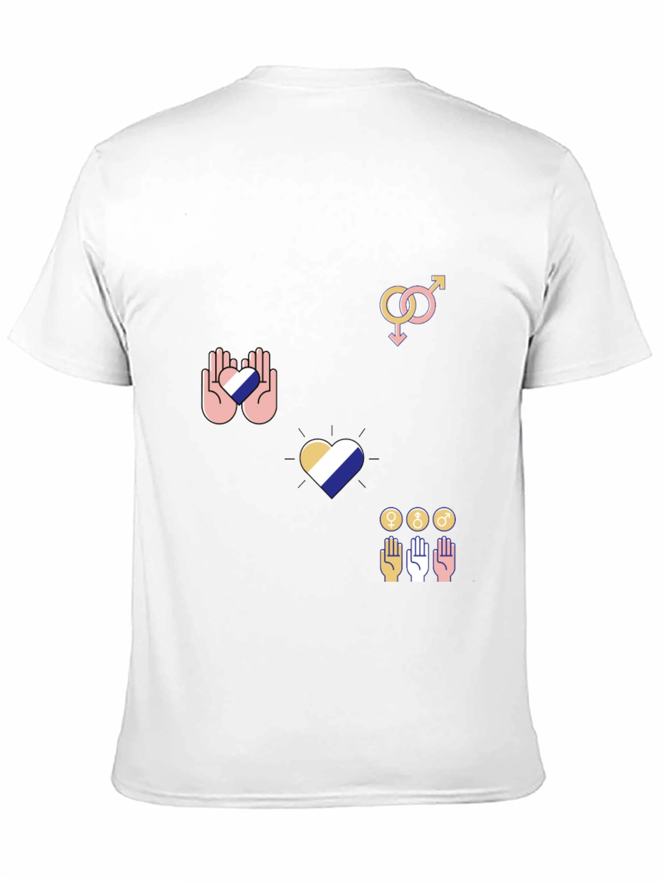 Pride Graphic Tee - Black Cotton Blend