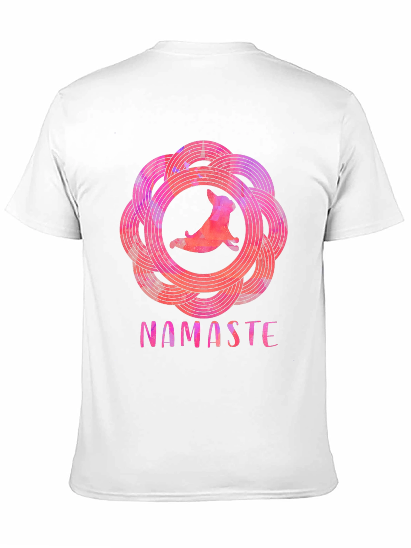 Namaste Yoga Dog Graphic Tee - Relaxed Fit