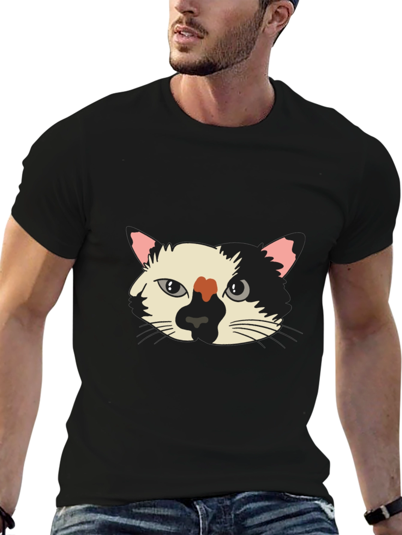 Cat Graphic T-Shirt - Cool Cat Tee