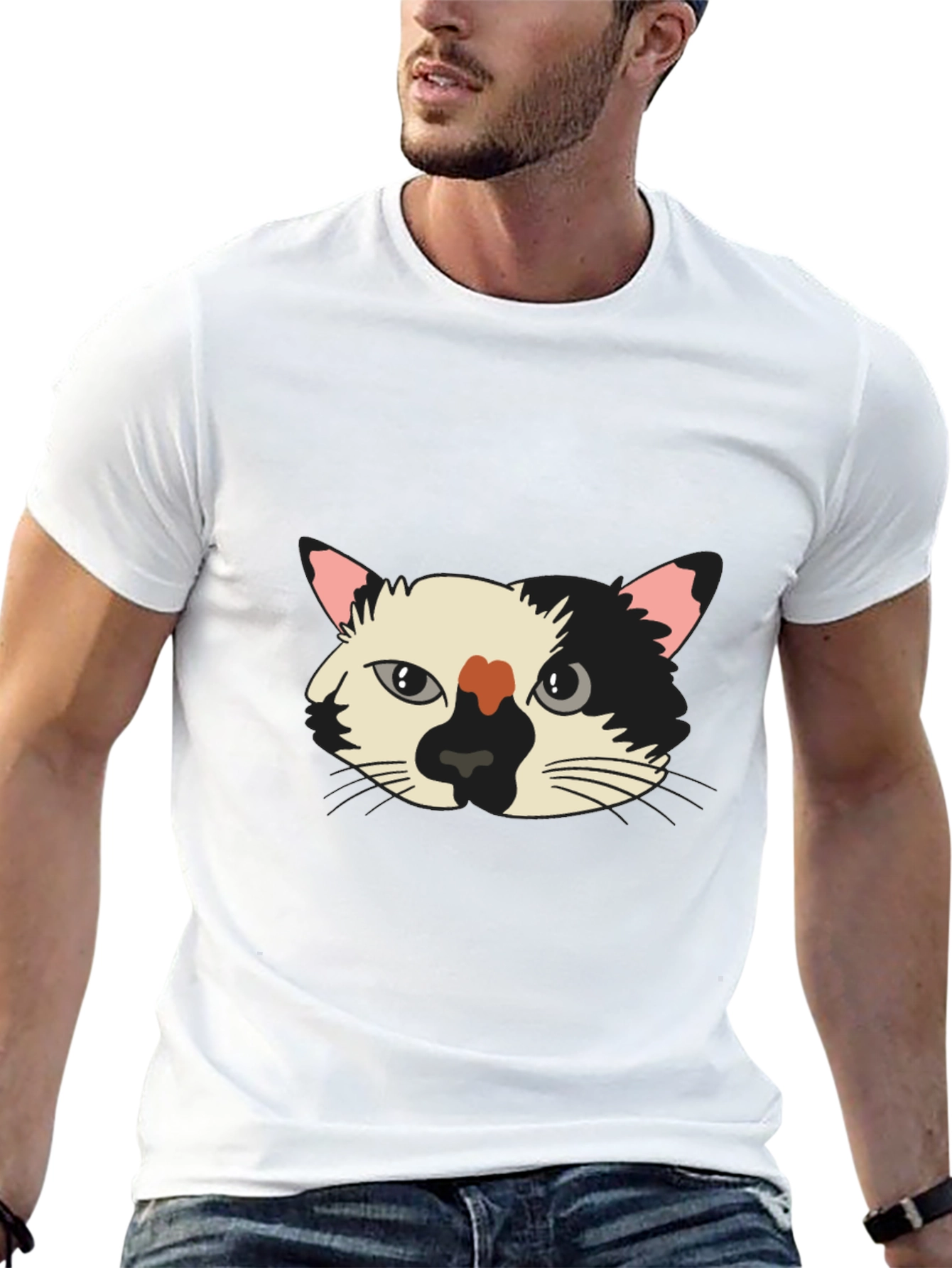 Cat Graphic T-Shirt - Cool Cat Tee
