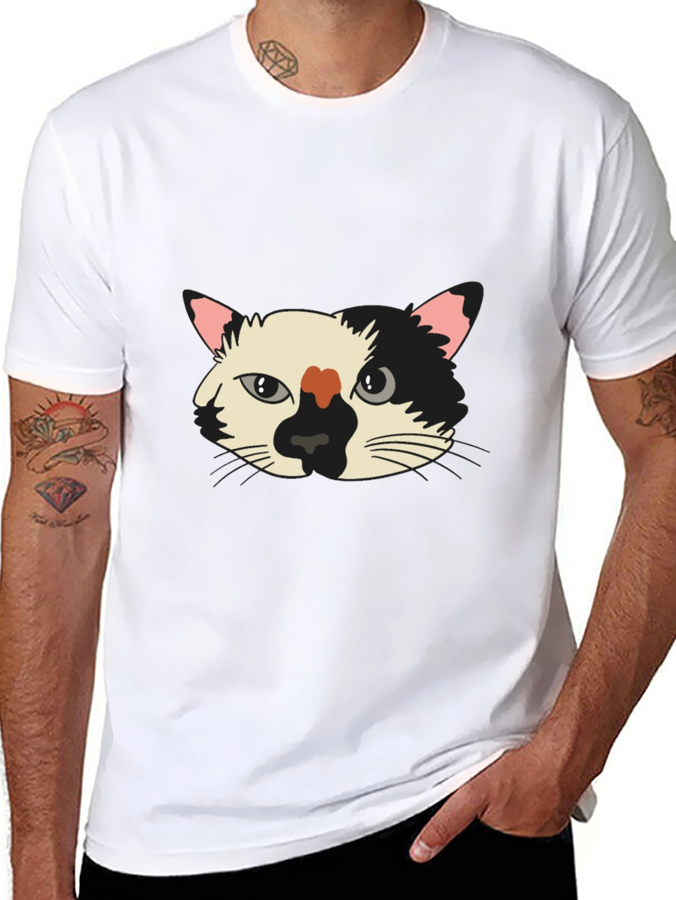 Cat Graphic T-Shirt - Cool Cat Tee