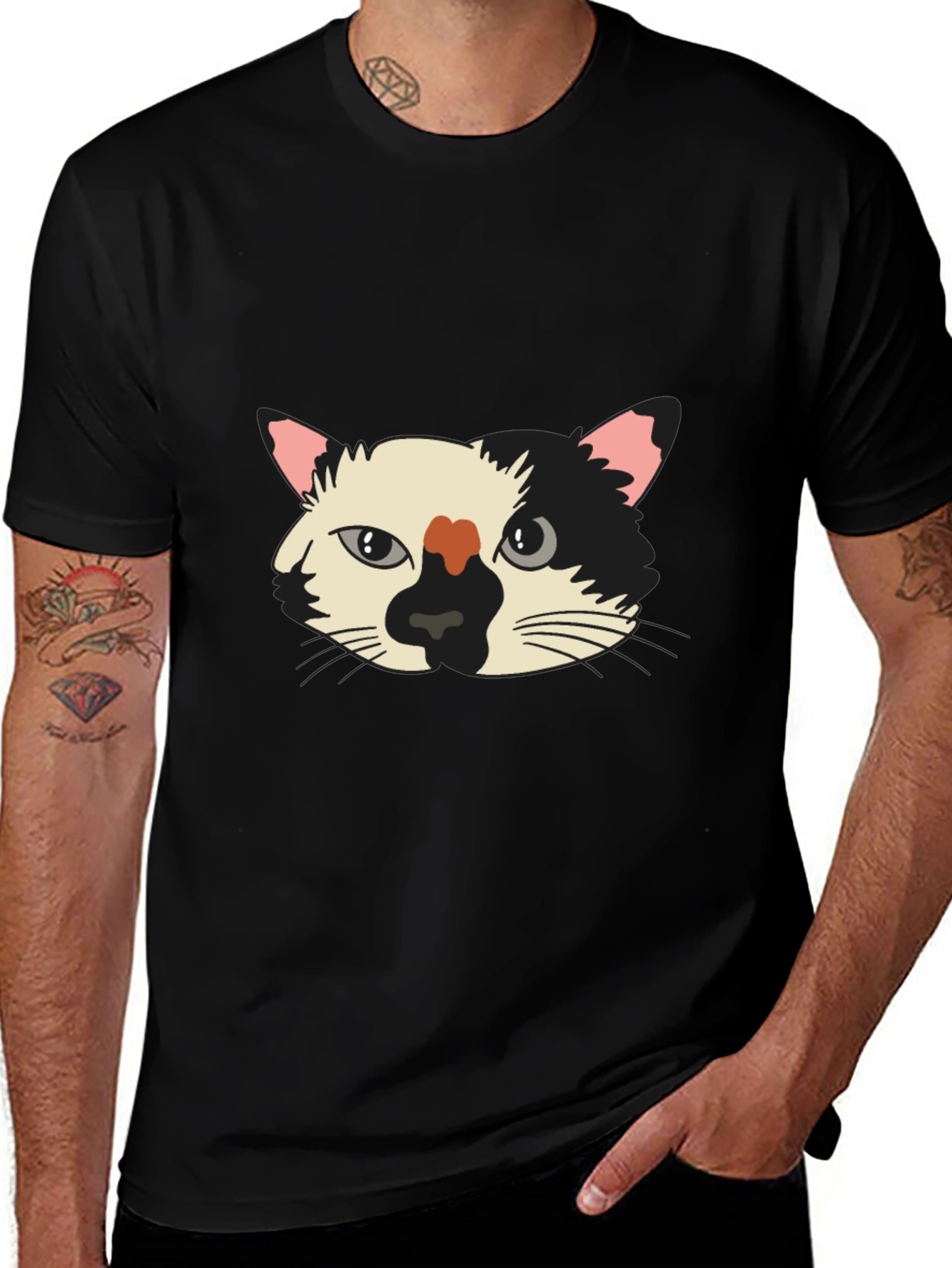 Cat Graphic T-Shirt - Cool Cat Tee