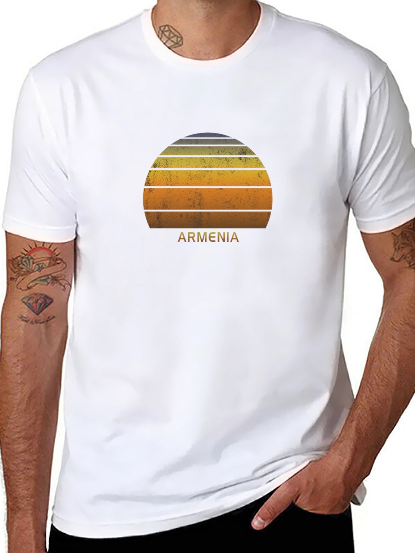 Retro Armenia Sunset T-Shirt
