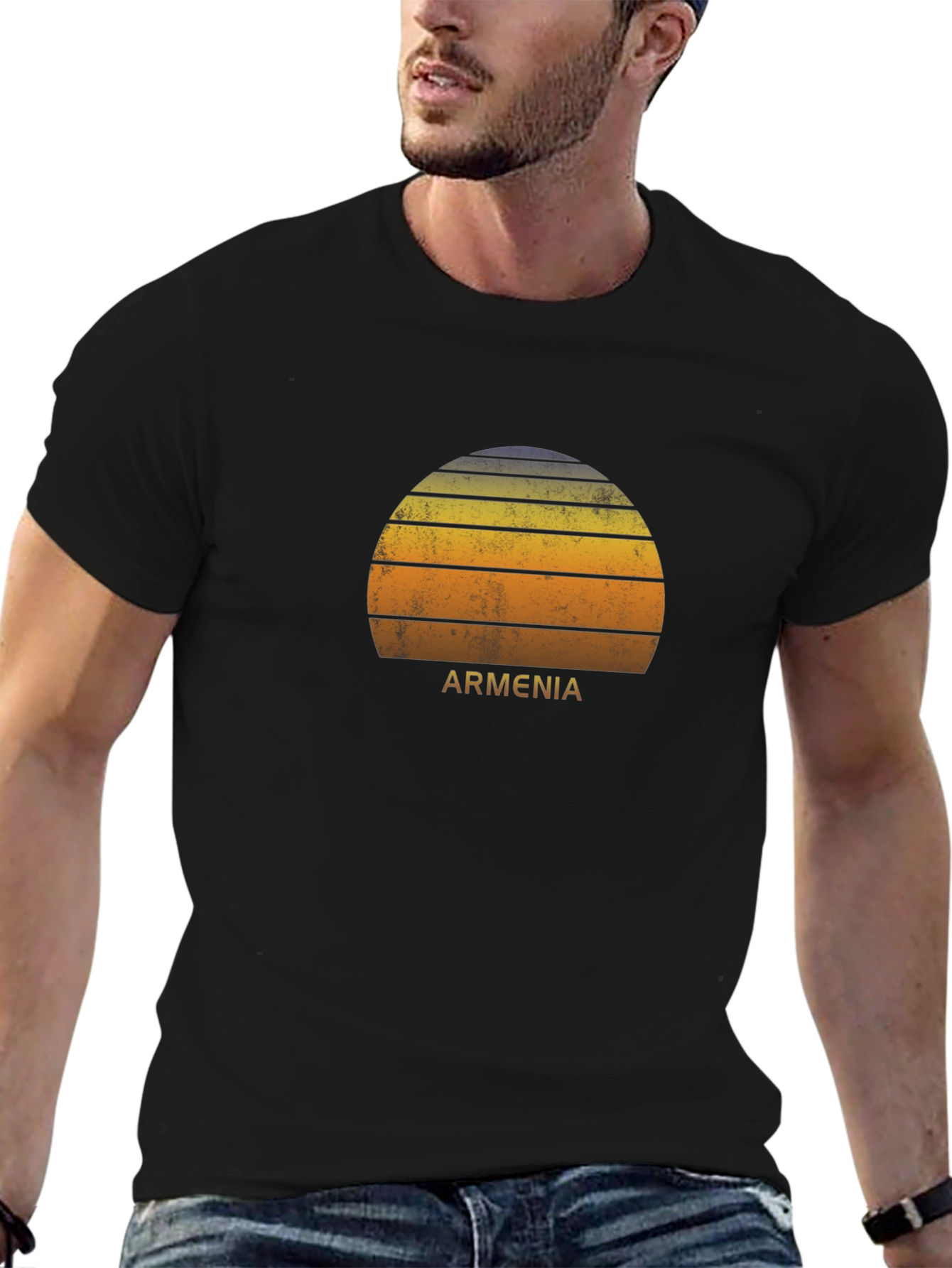 Retro Armenia Sunset T-Shirt