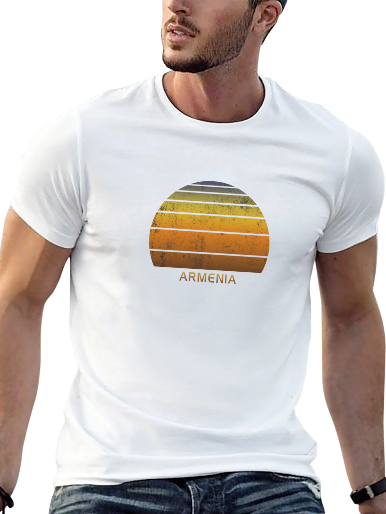 Retro Armenia Sunset T-Shirt