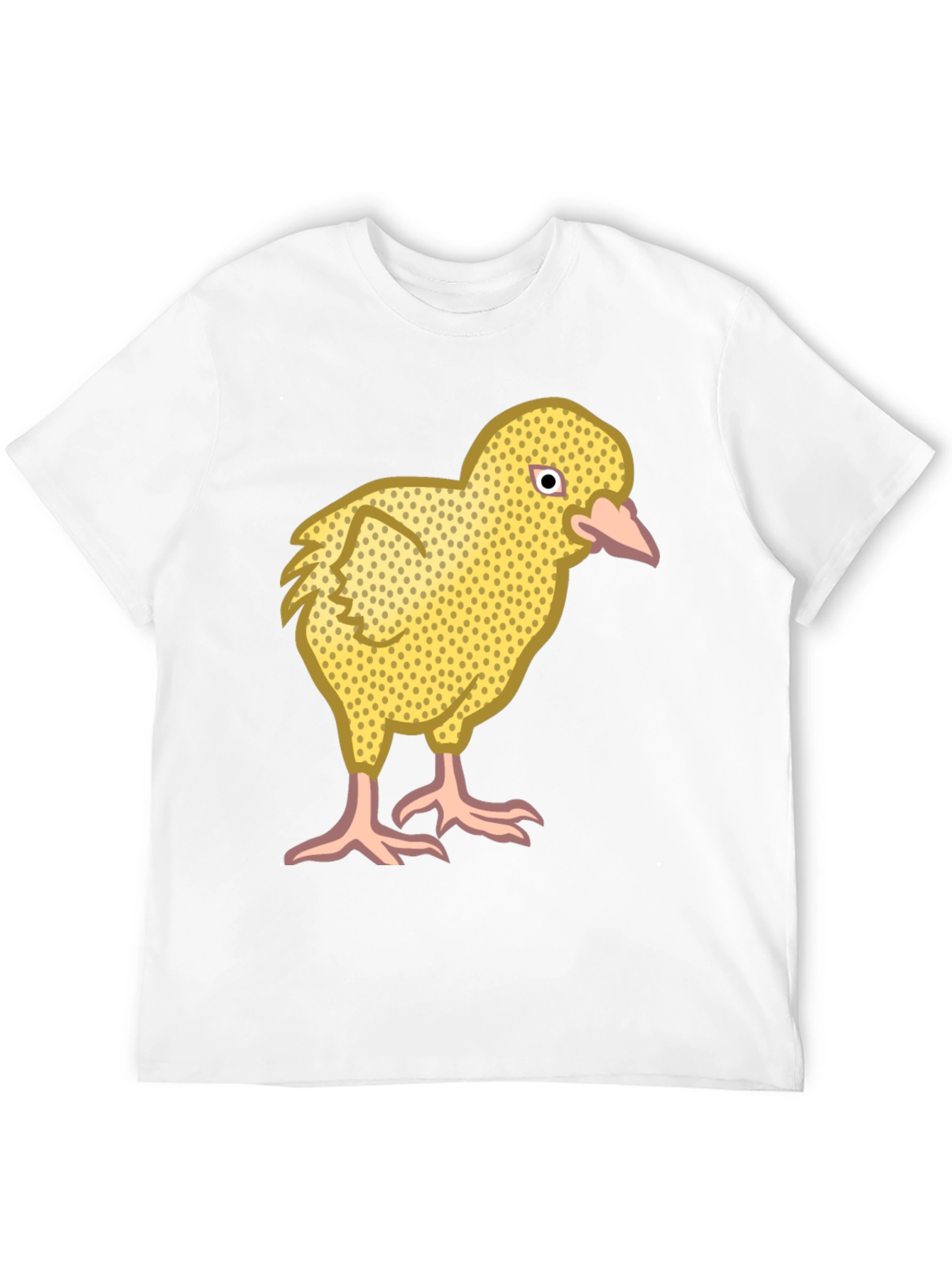 Funny Chick Graphic Black T-Shirt