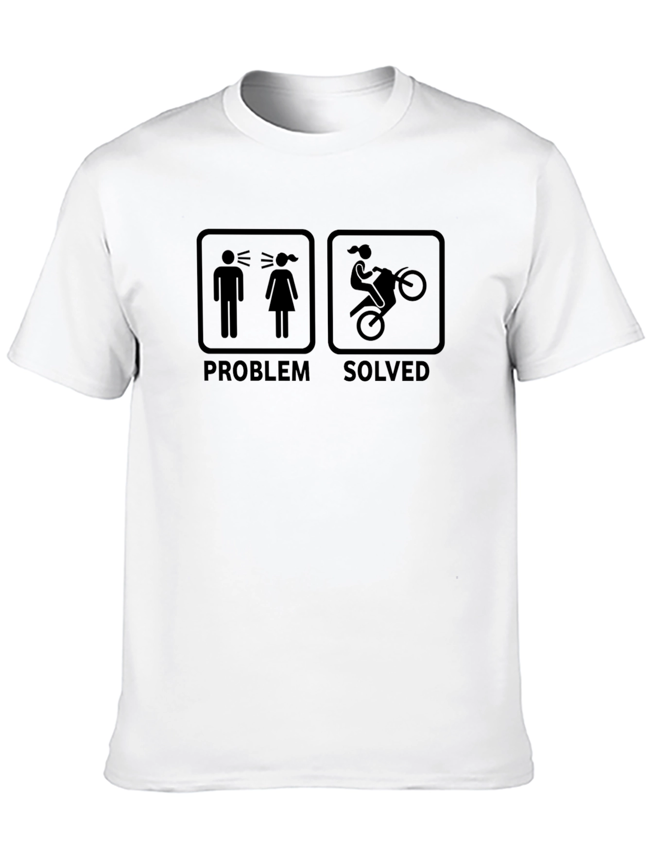 Problem Solved Motorcycle T-Shirt
