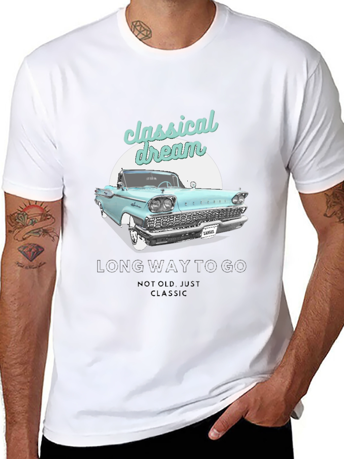 Classic Dream Car Graphic T-Shirt