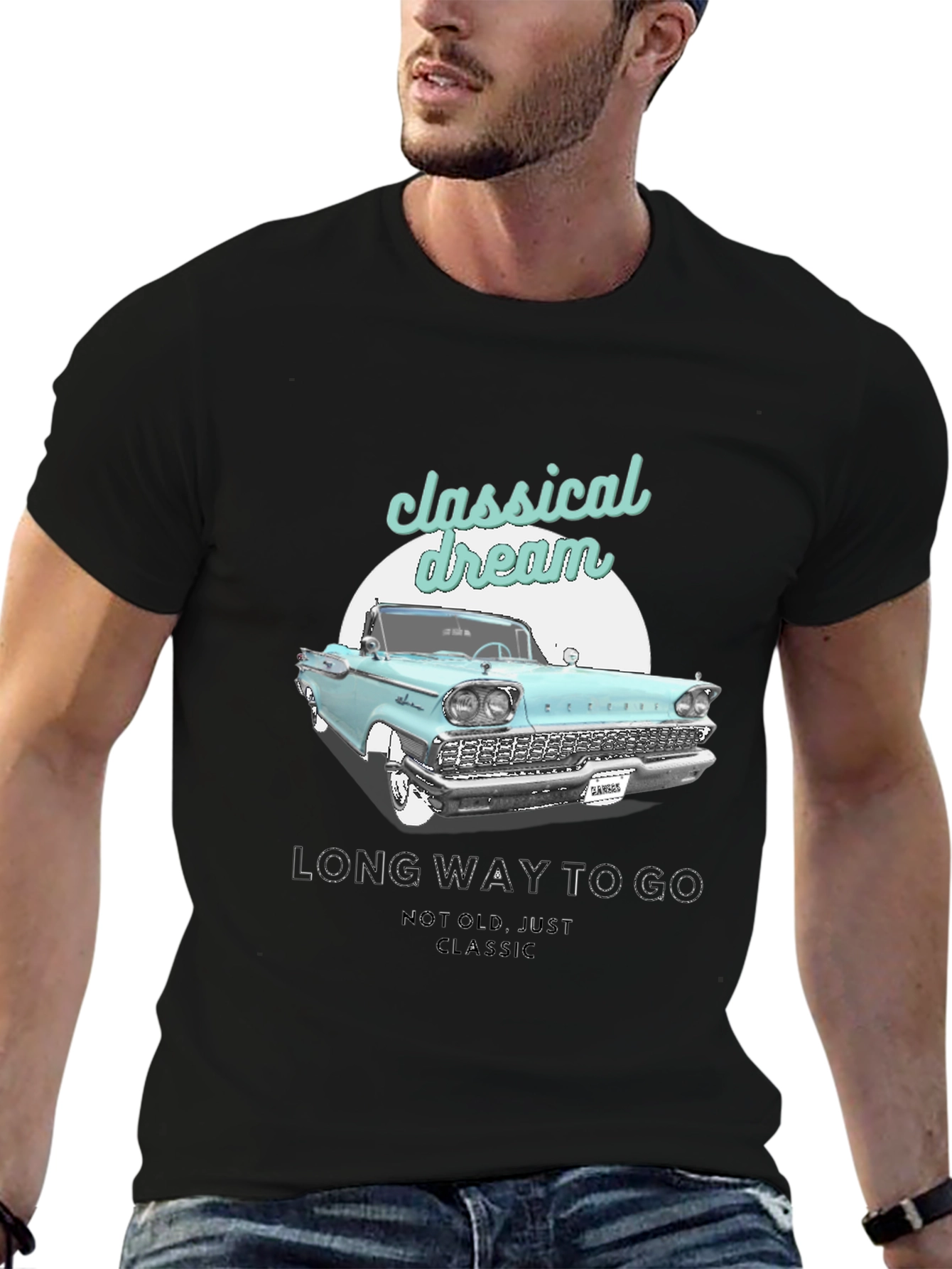 Classic Dream Car Graphic T-Shirt
