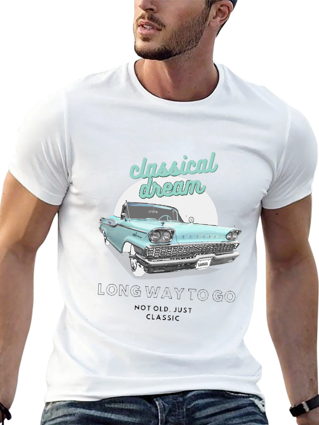 Classic Dream Car Graphic T-Shirt