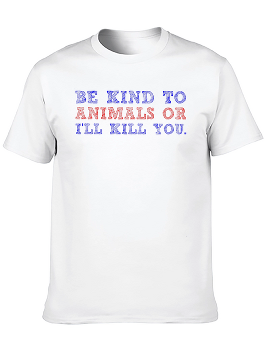 Be Kind T-Shirt: Animal Lovers Statement Tee