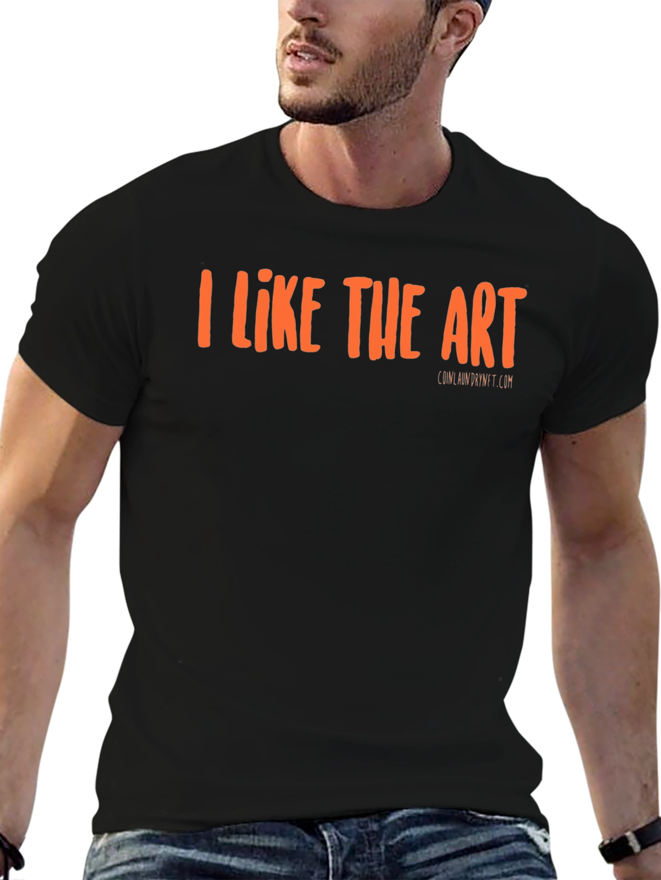 I Like The Art Graphic Tee - Black