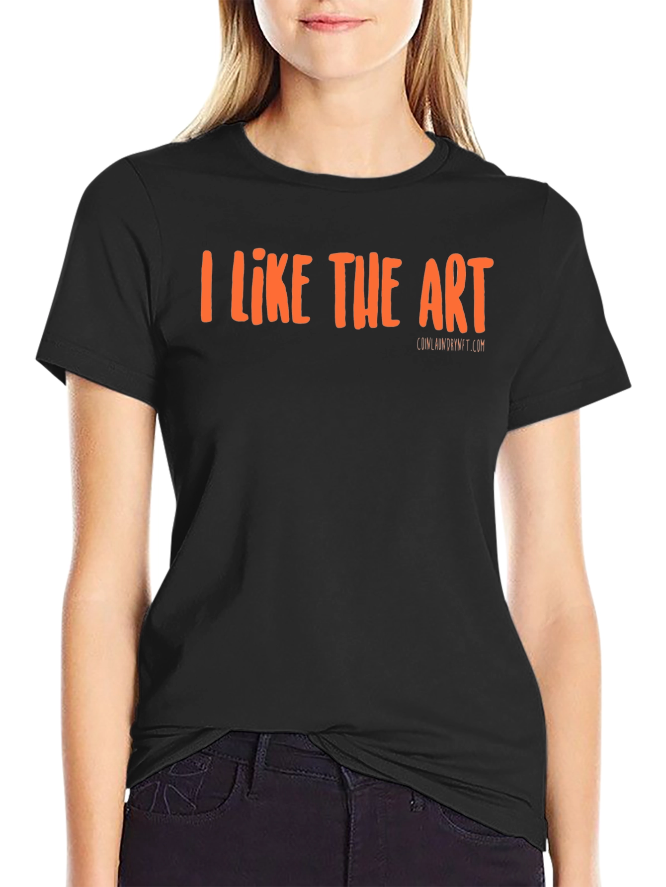 I Like The Art Graphic Tee - Black