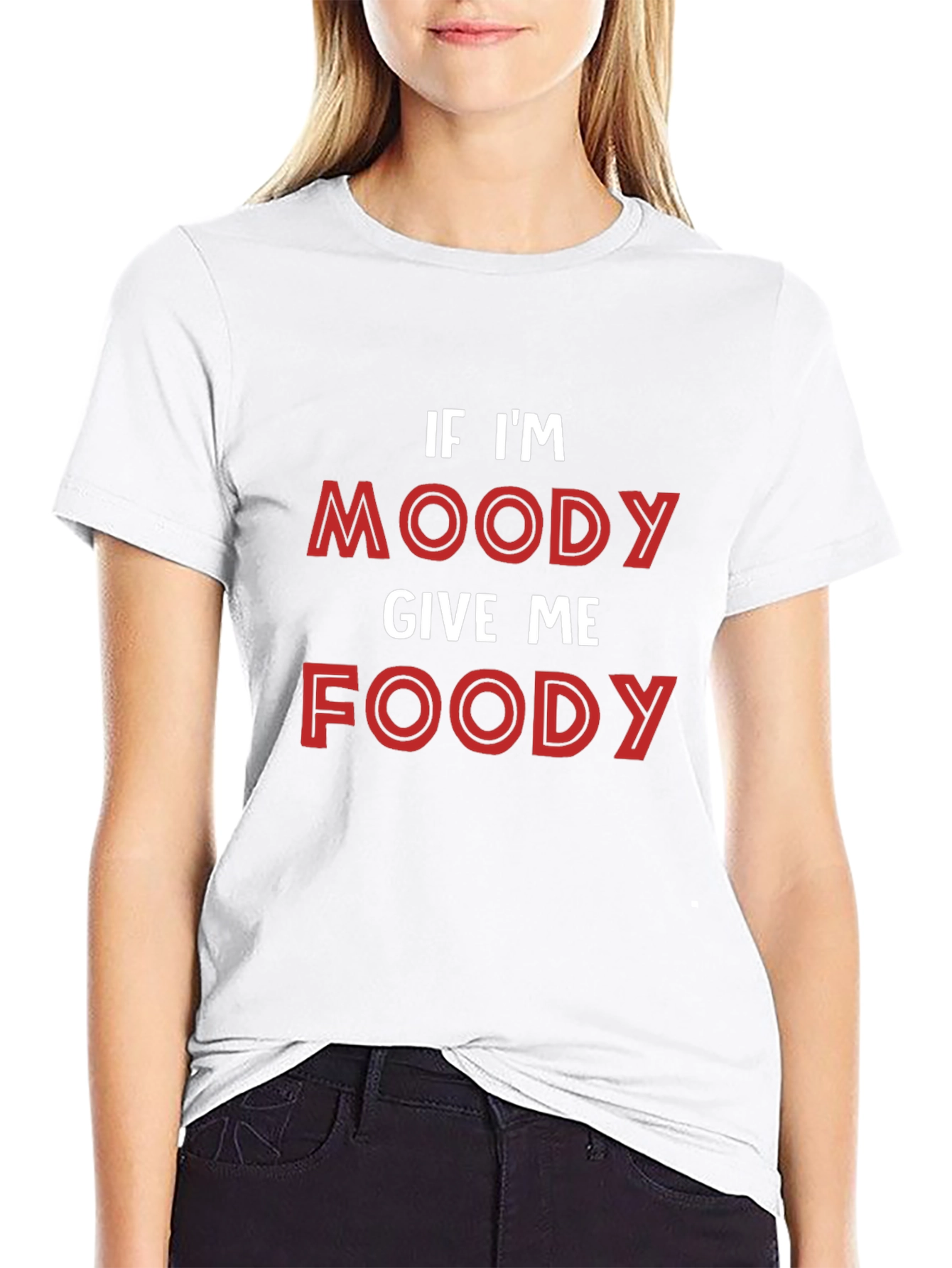 Moody Foody T-Shirt - Funny Slogan Tee
