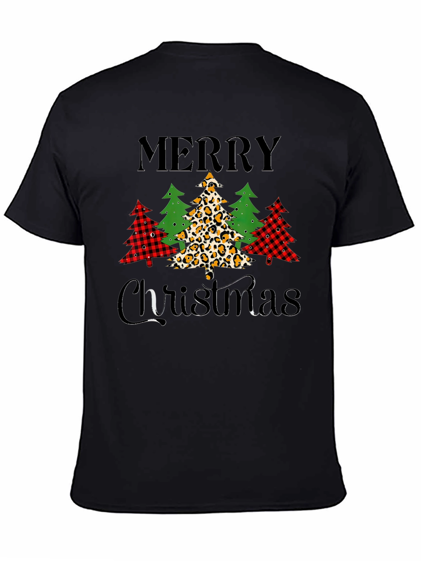 Merry Christmas Tree Graphic Tee