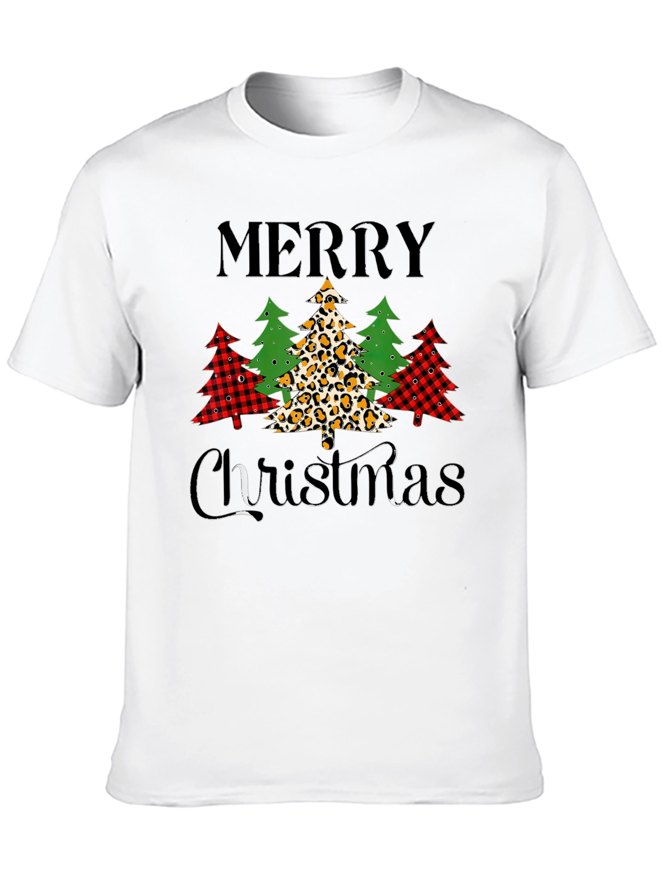 Merry Christmas Tree Graphic Tee