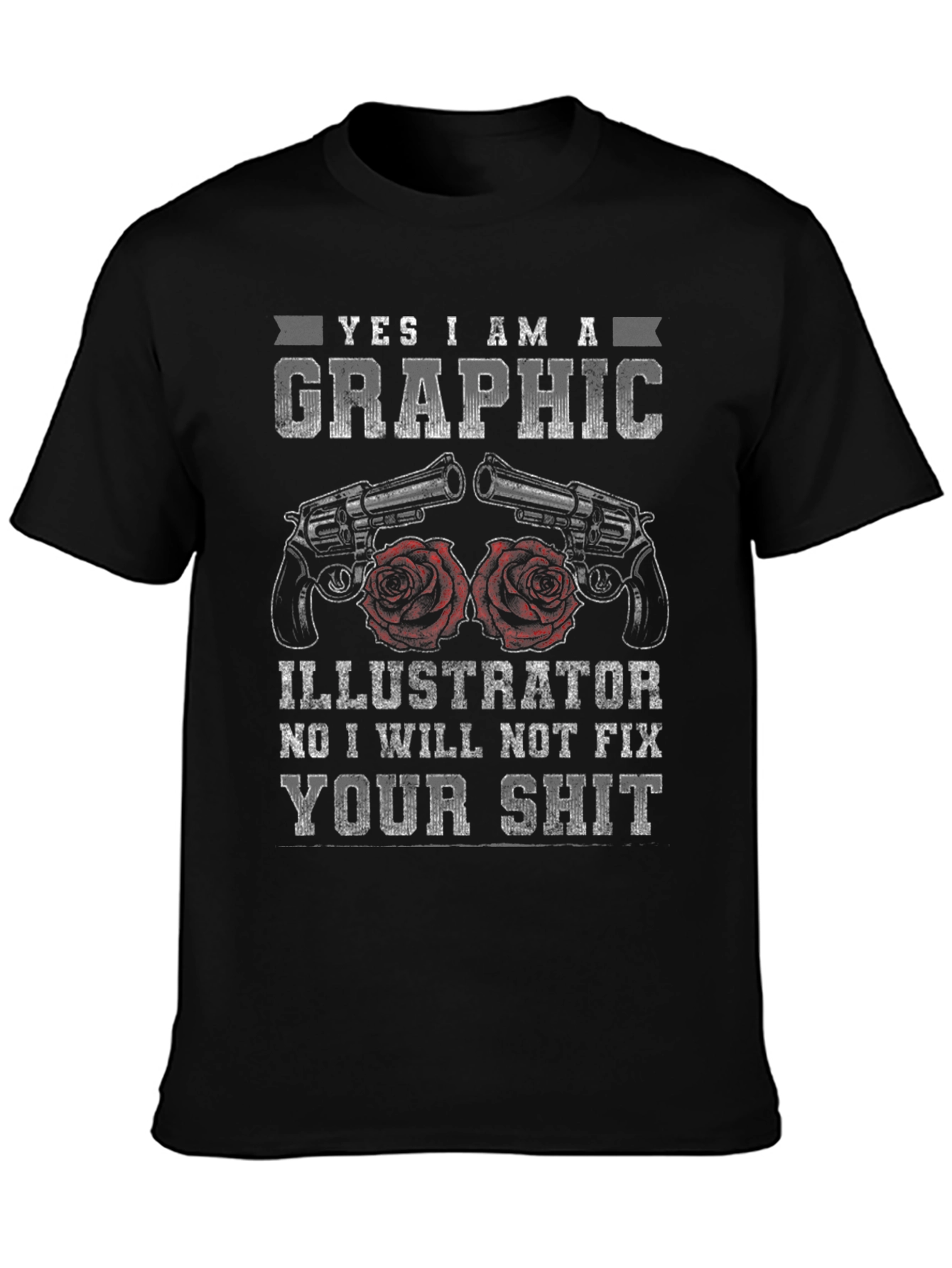 Graphic Illustrator Funny T-Shirt