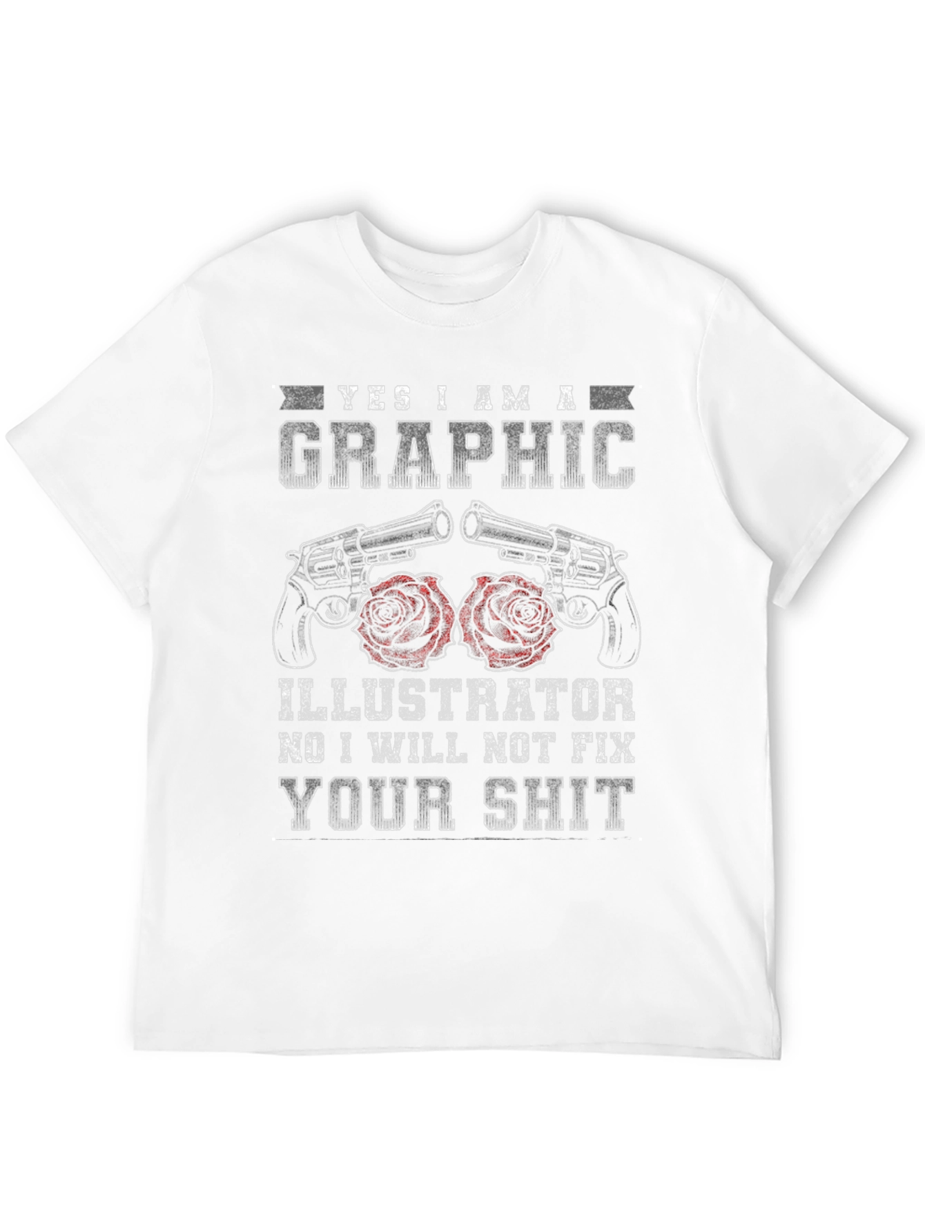 Graphic Illustrator Funny T-Shirt