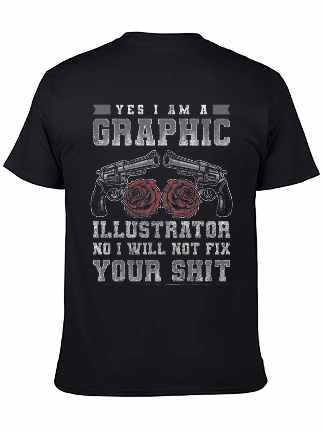 Graphic Illustrator Funny T-Shirt
