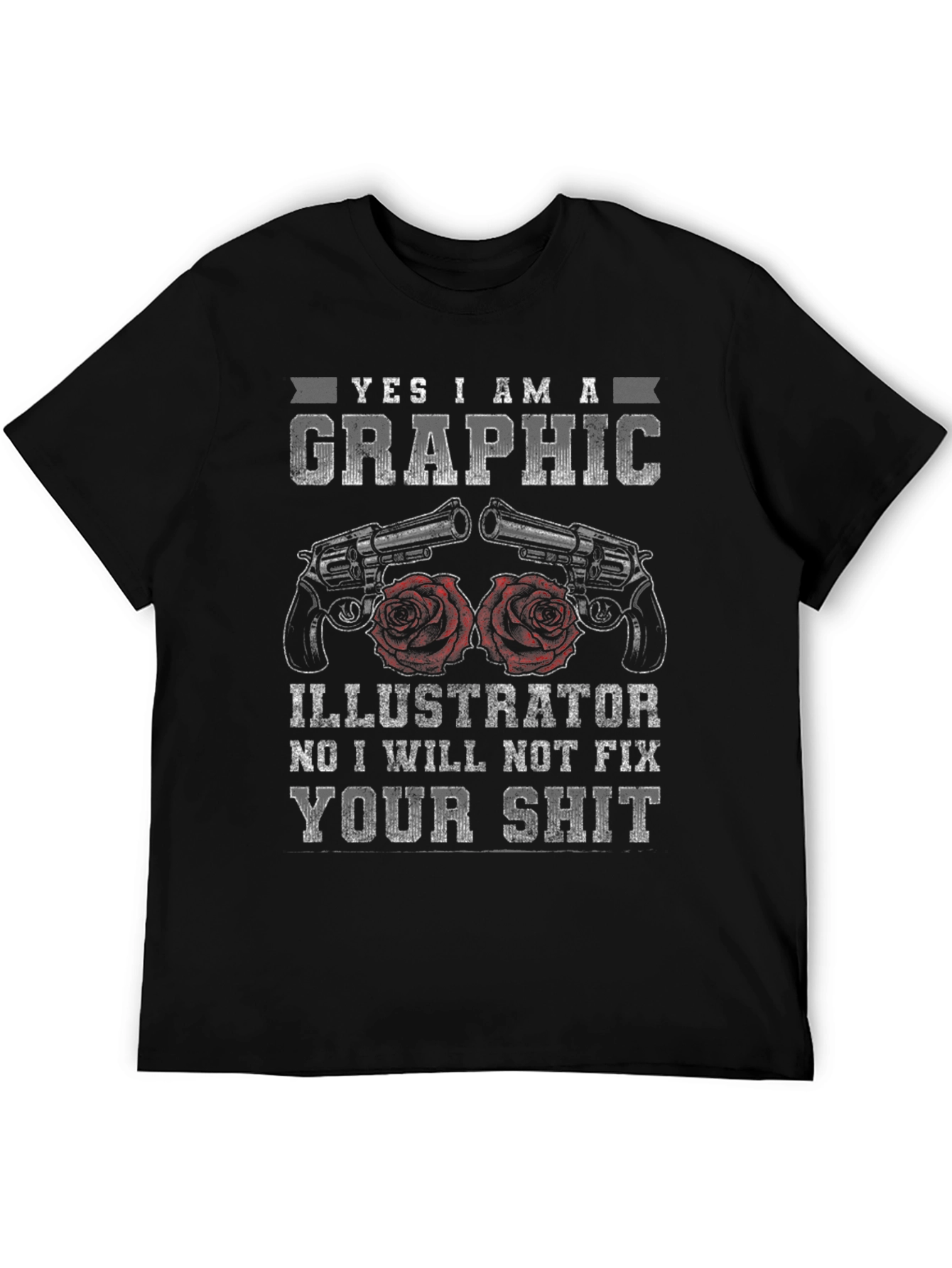 Graphic Illustrator Funny T-Shirt