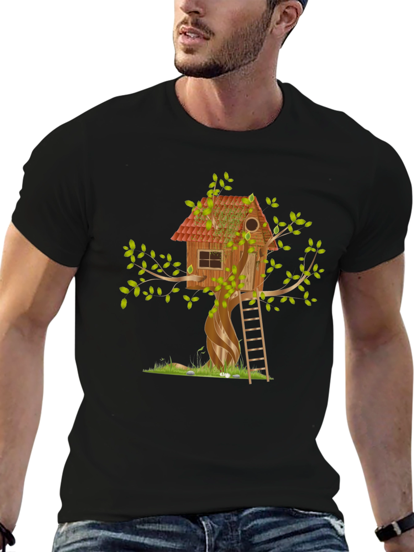 Treehouse Graphic Tee - Nature Inspired Shirt