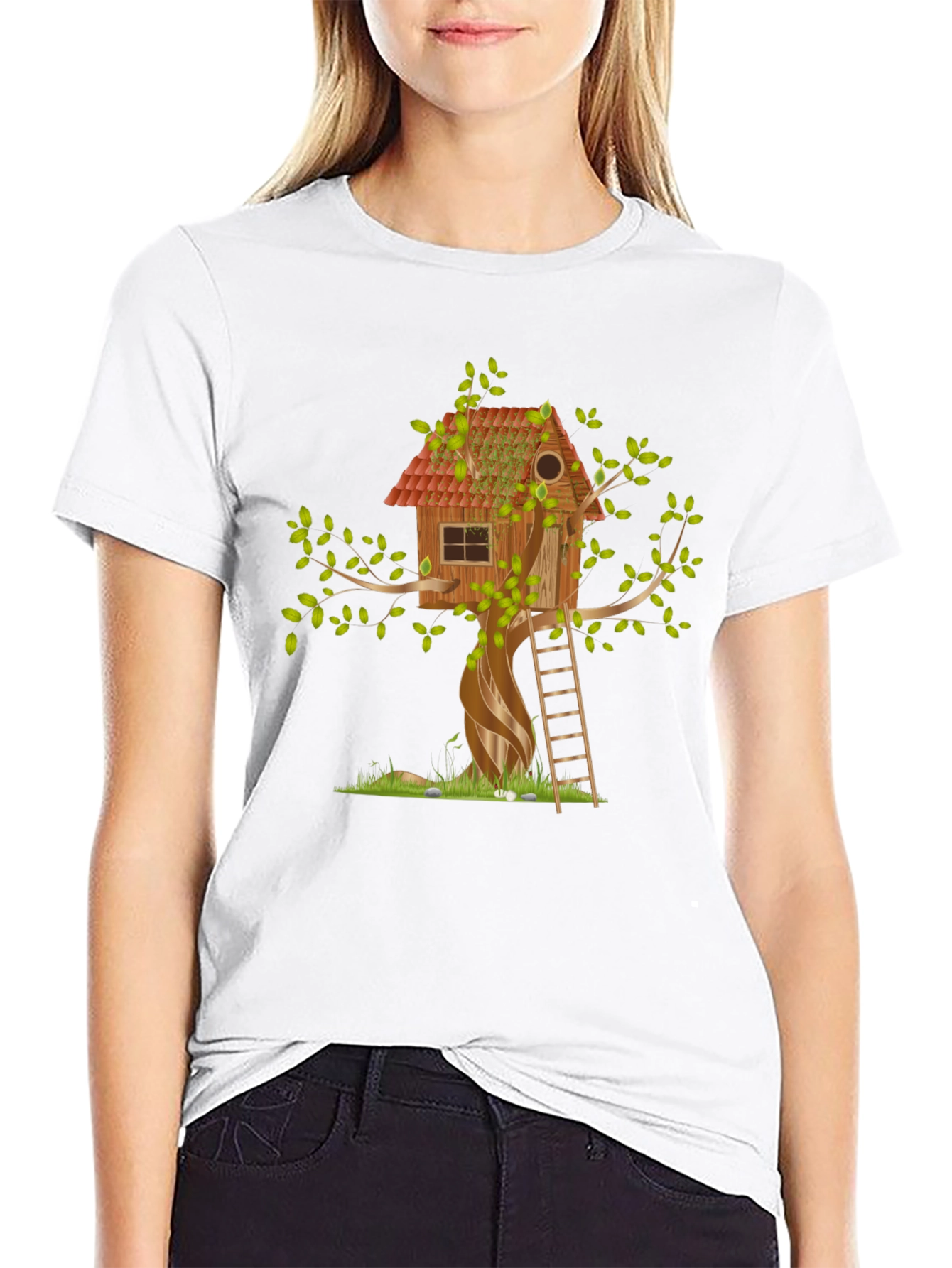 Treehouse Graphic Tee - Nature Inspired Shirt