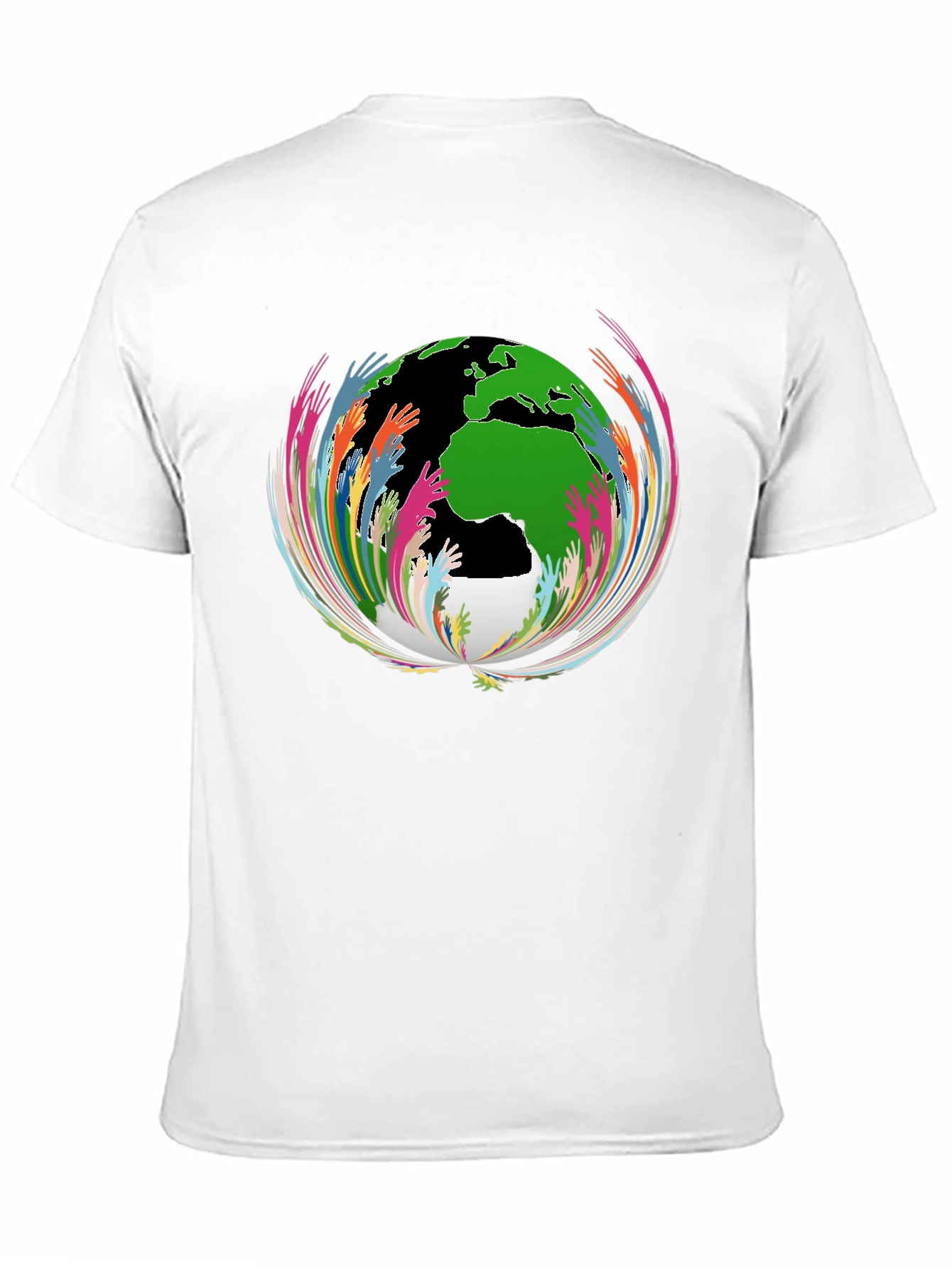 Unity Globe Graphic T-Shirt - Black