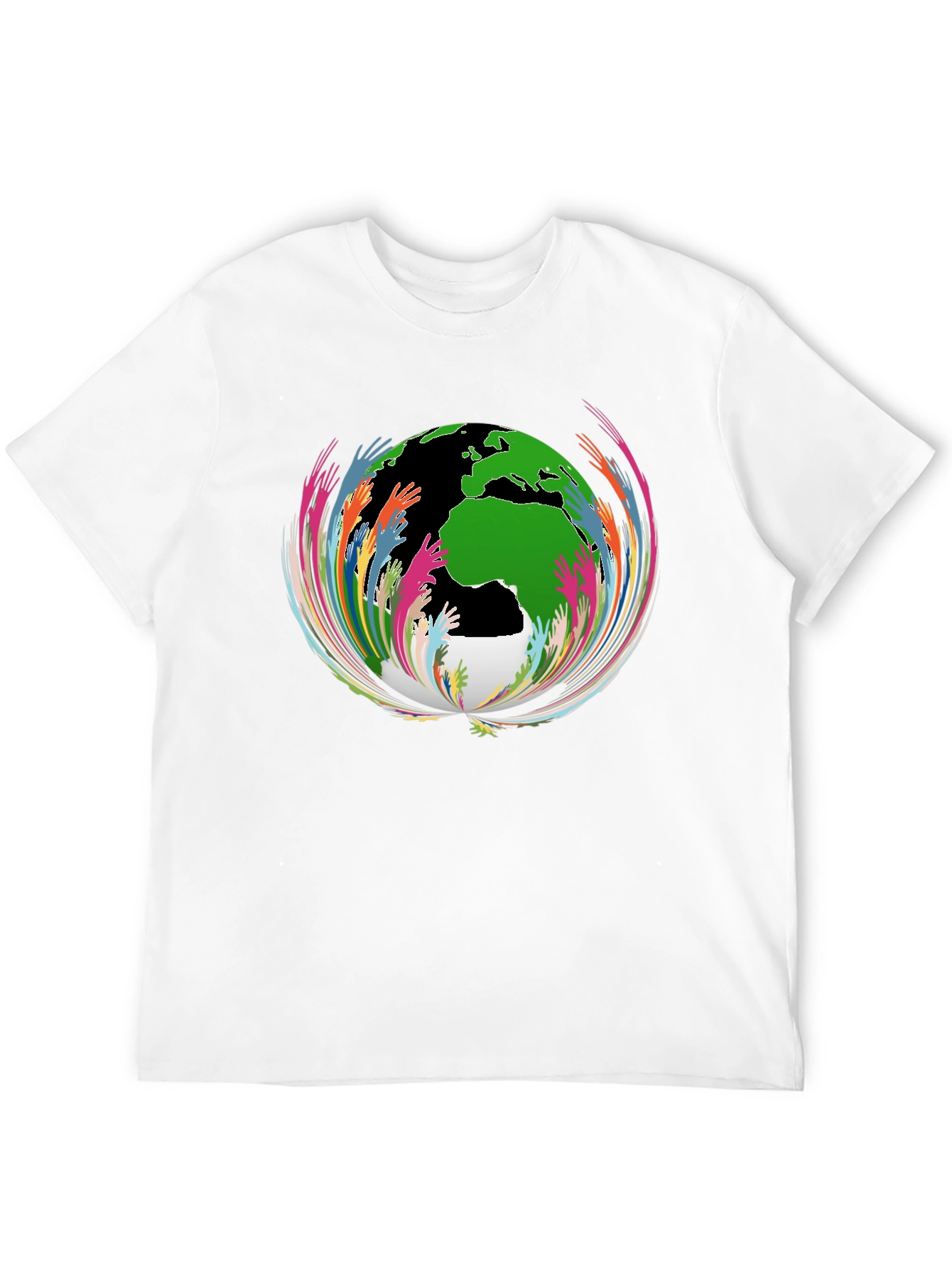 Unity Globe Graphic T-Shirt - Black