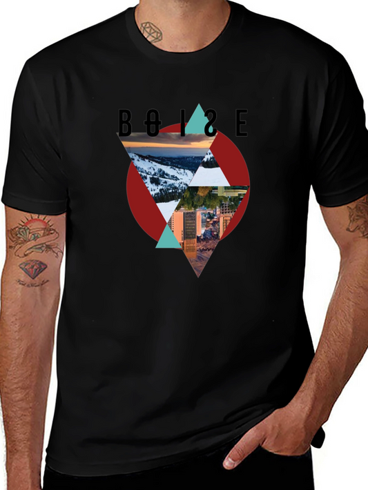 Boise Graphic Tee - Mountain and City Design