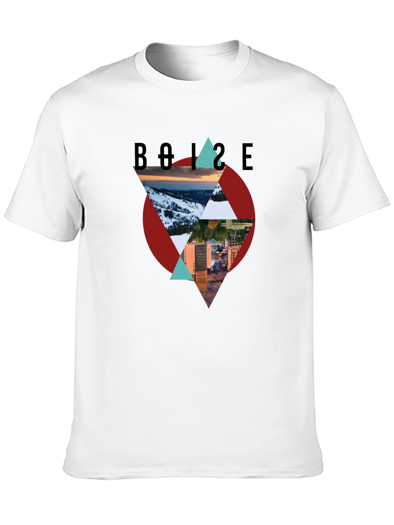 Boise Graphic Tee - Mountain and City Design