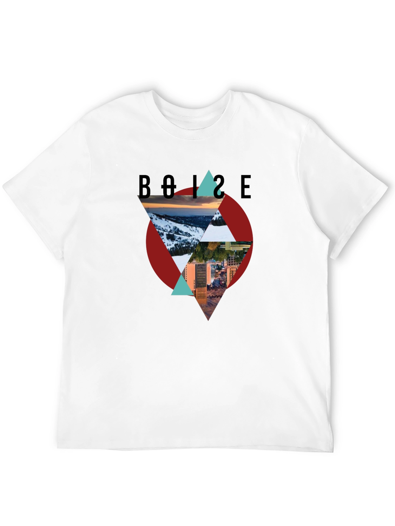 Boise Graphic Tee - Mountain and City Design