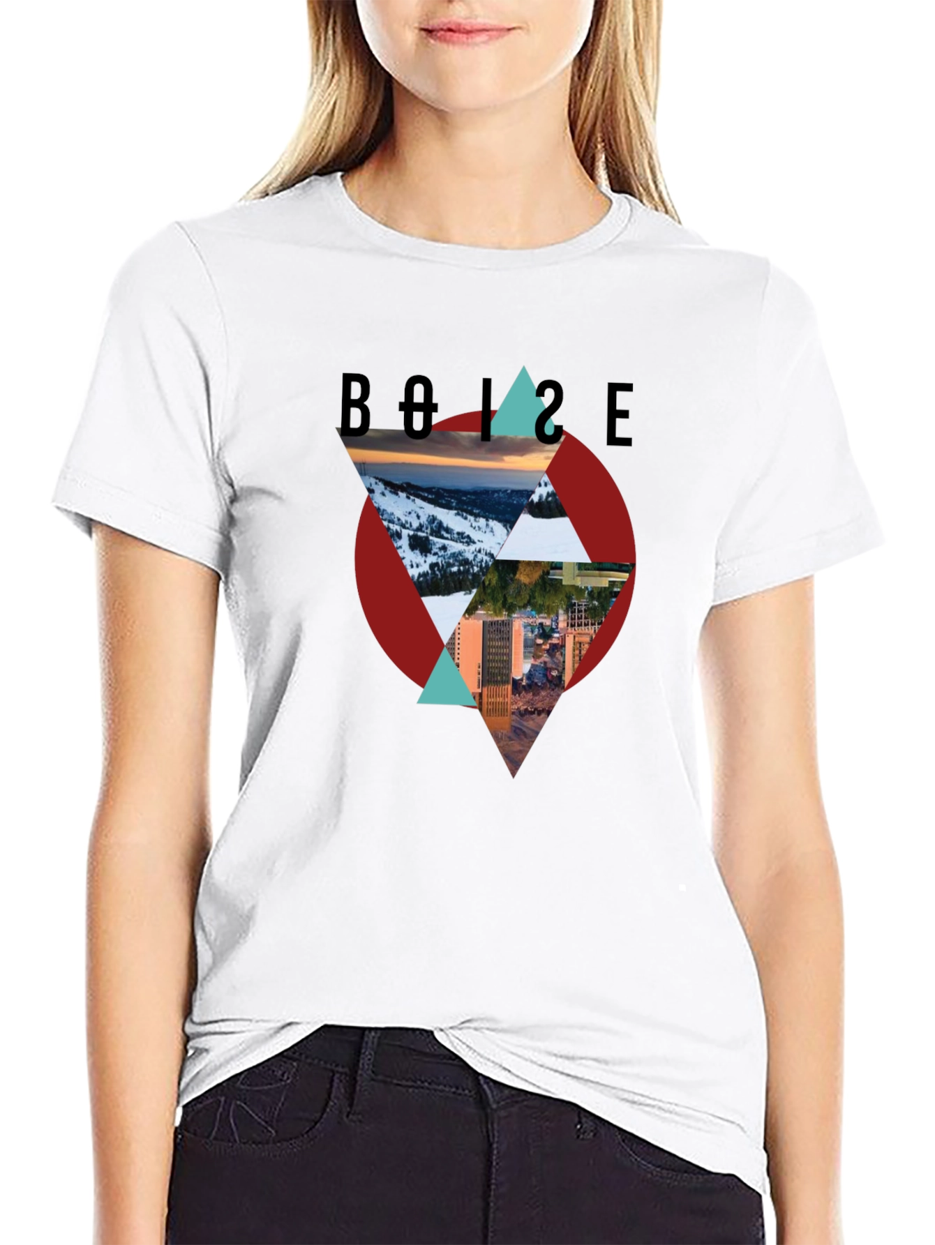 Boise Graphic Tee - Mountain and City Design