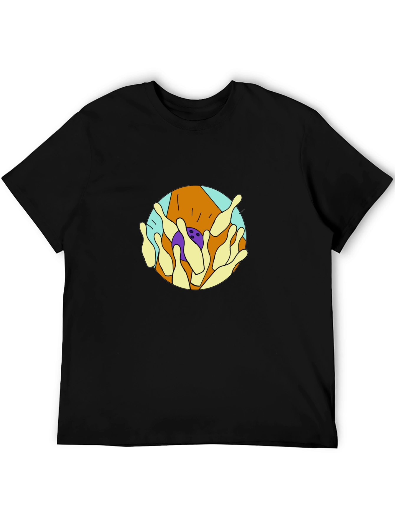 Bowling Strike Graphic Tee - Cool & Casual