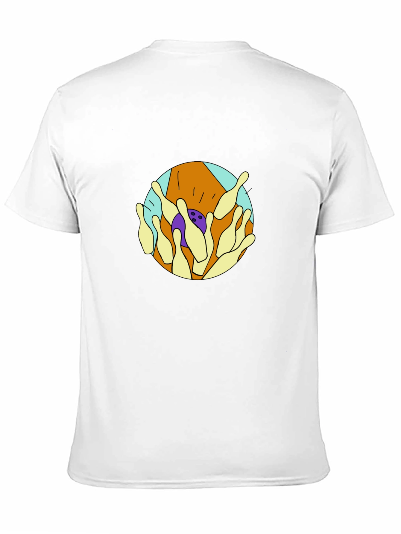 Bowling Strike Graphic Tee - Cool & Casual
