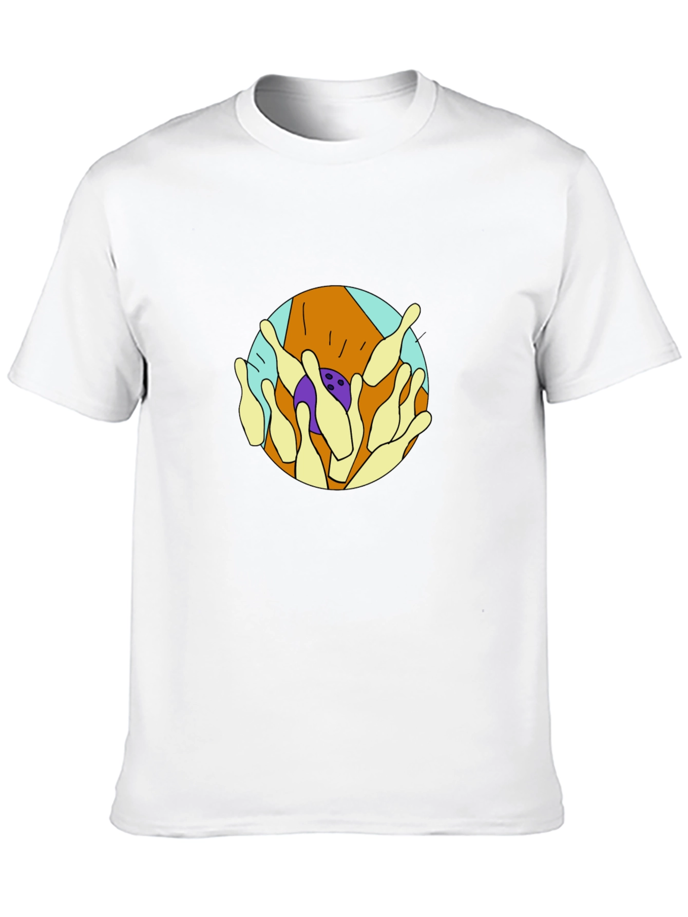 Bowling Strike Graphic Tee - Cool & Casual