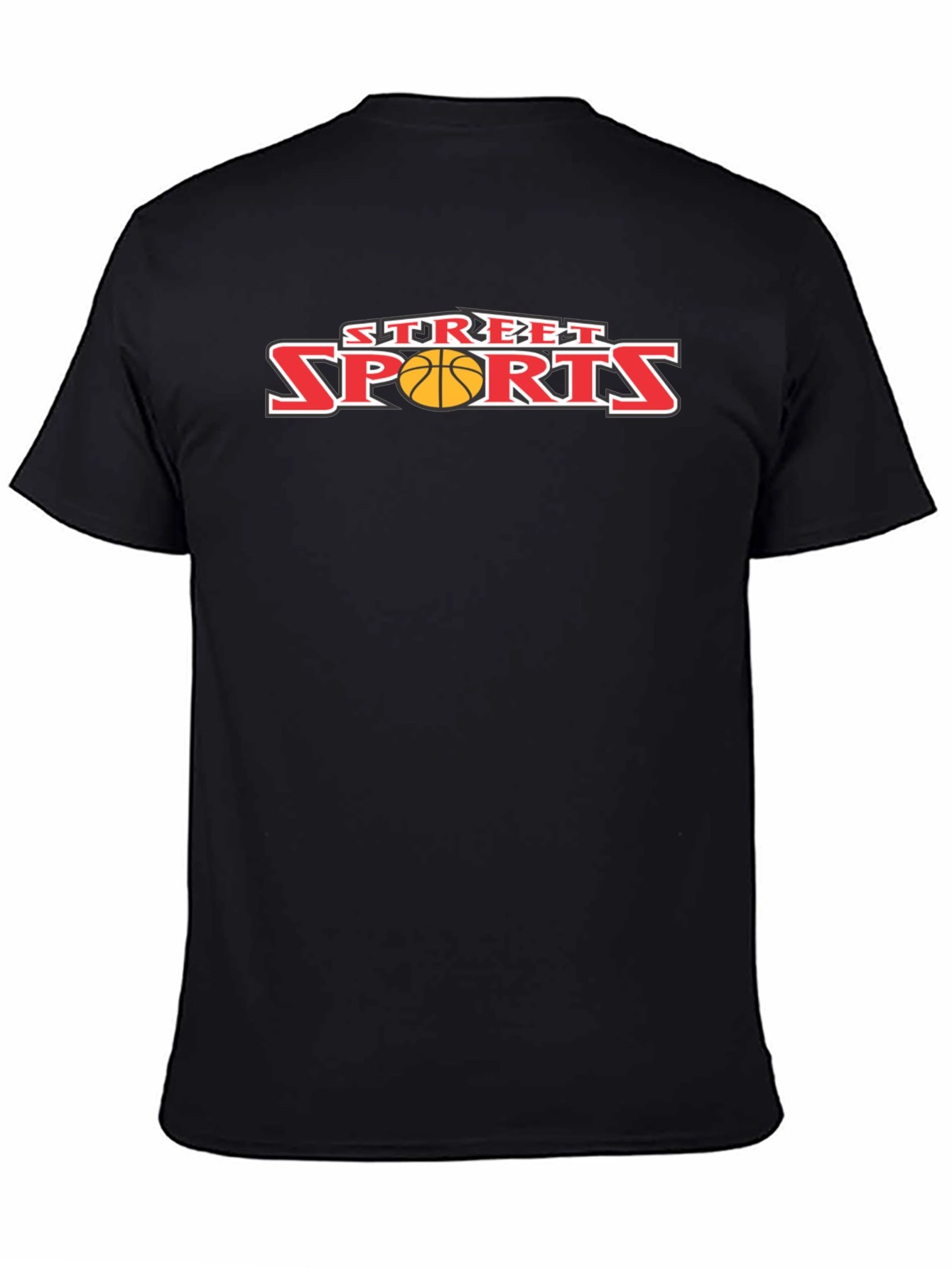 Street Sports Graphic T-Shirt - Classic Black