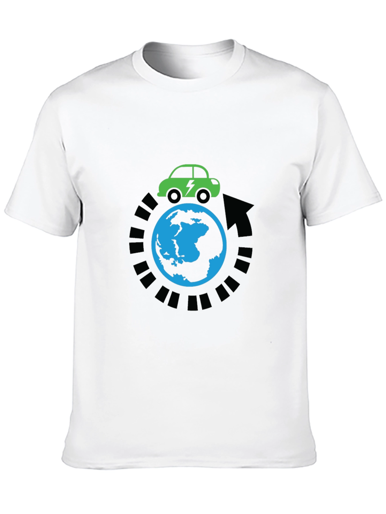 Eco-Friendly Electric Car Around The World T-Shirt