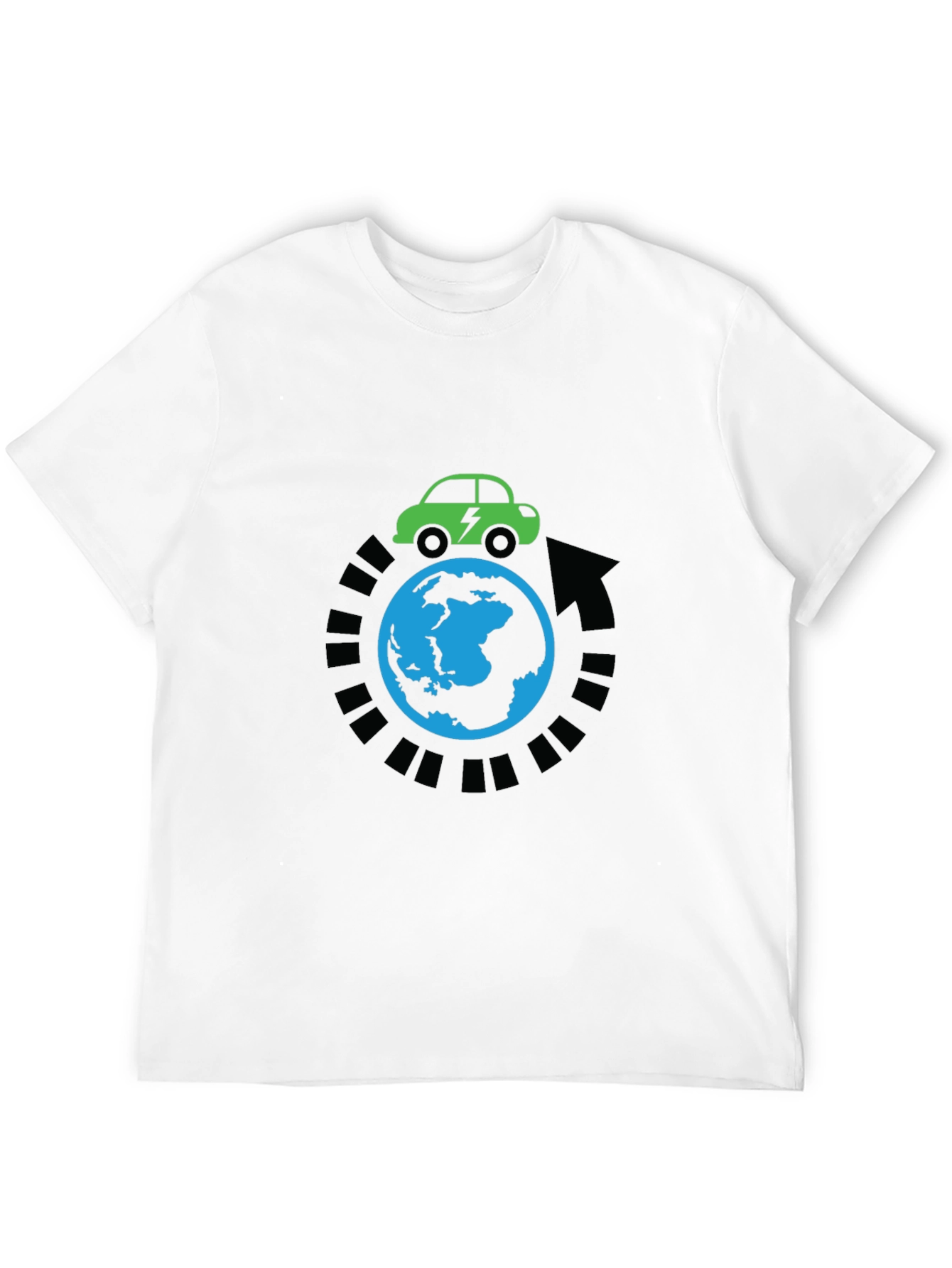 Eco-Friendly Electric Car Around The World T-Shirt