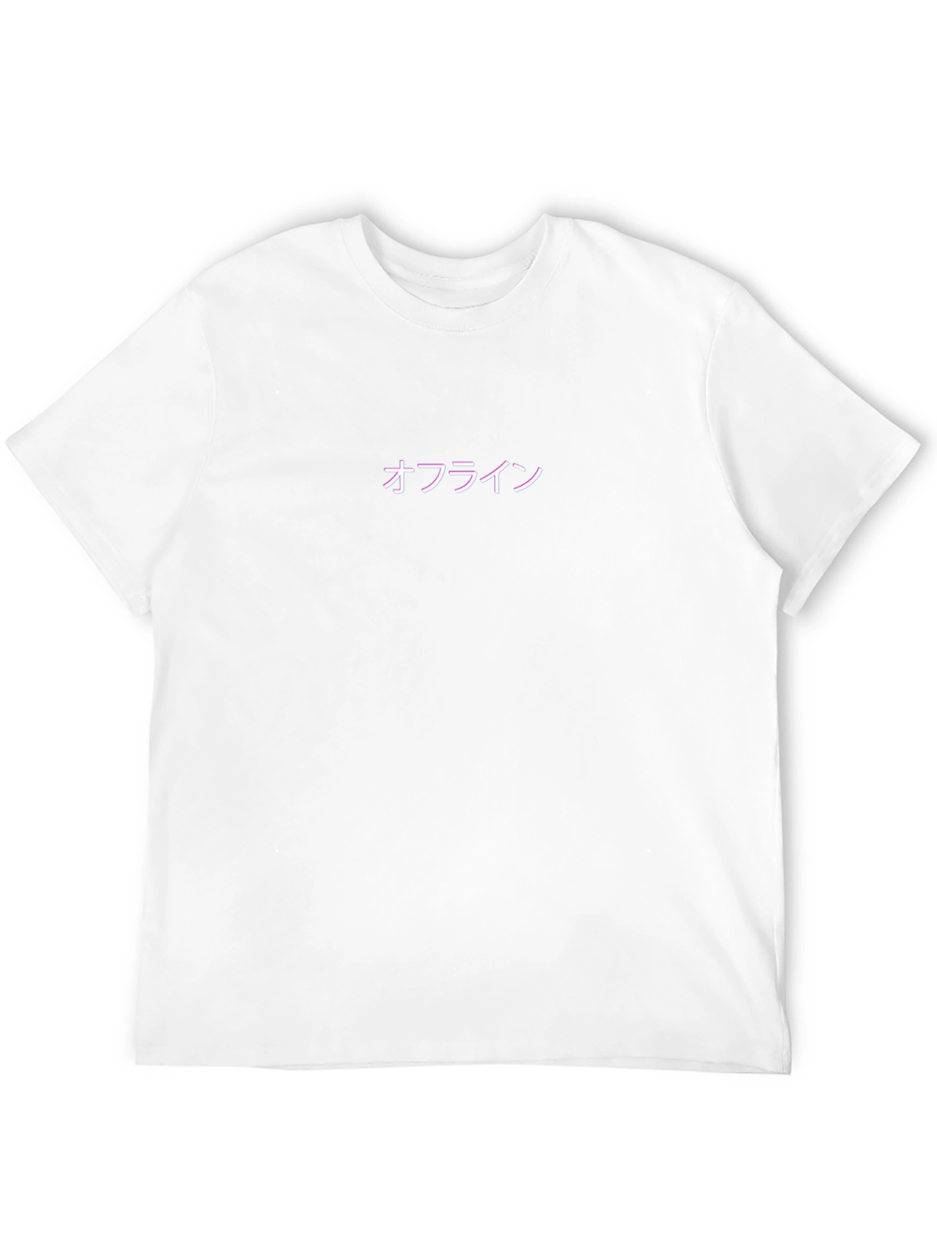 Offline Japanese Text Graphic T-Shirt